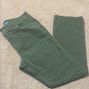 J. McLaughlin Olive Green Straight-Leg Pants